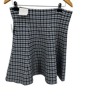 Classic Concept Skater Skirt Womens Navy White Herringbone 14/ XLNWT